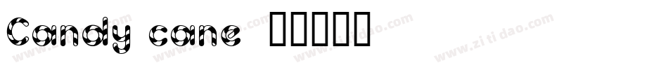 Candy cane字体转换
